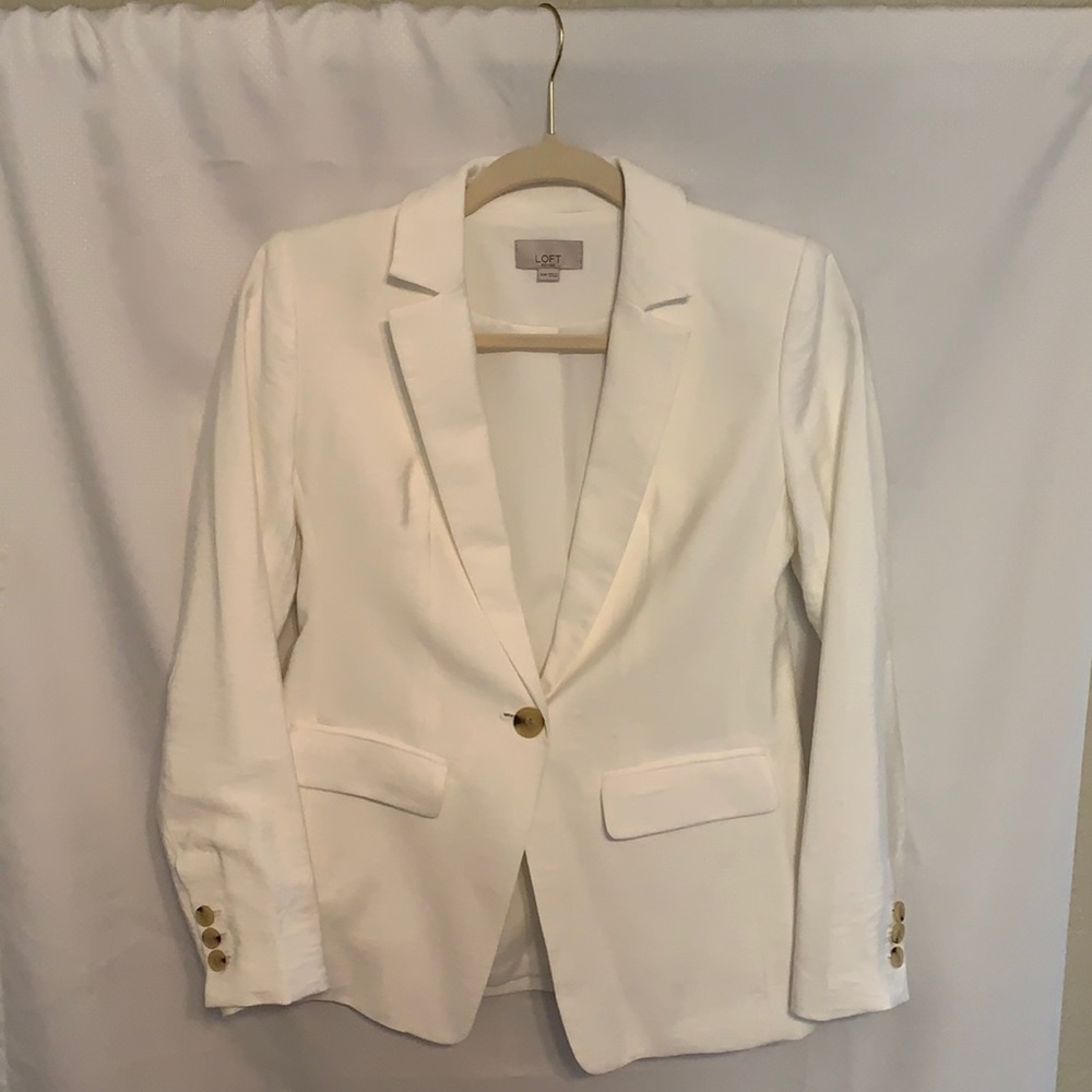 White Blazer by LOFT